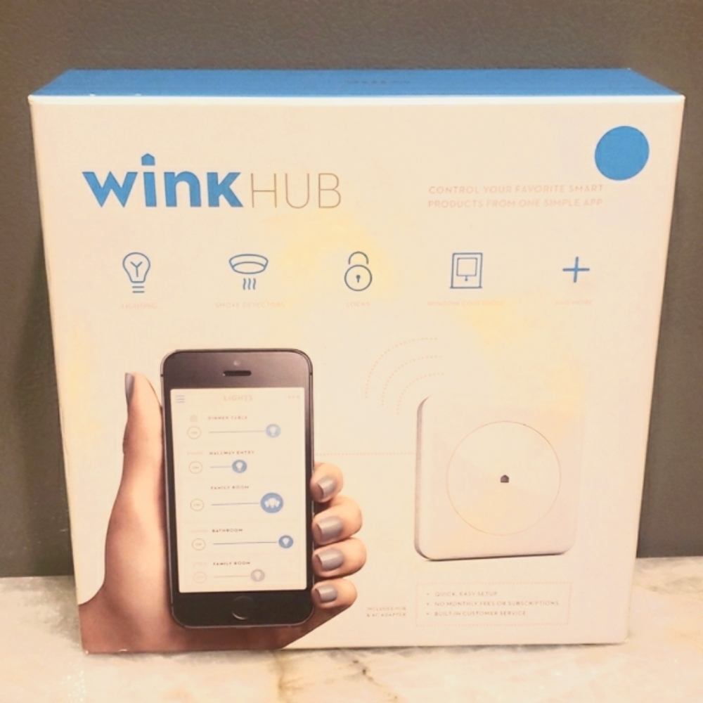 winkHUB smart home device controller .